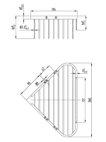 Угловая полочка для душа Villeroy&Boch TVA15100900061 - Gidratop.ru изображение