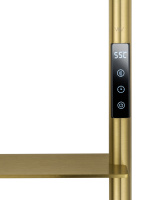 Полотенцесушитель электрический WONZON & WOGHAND DÜSSELDORF, Брашированное золото (WW-A203-BG) - Gidratop.ru изображение