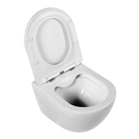 Унитаз подвесной безободковый BelBagno AMANDA BB051CHR/BB051SC - Gidratop.ru изображение