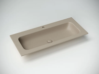 Раковина накладная Grace прямоугольная, с отверстием под смеситель,  1010*457*137 мм,вет капучино матовый, арт. CN7013MC - Gidratop.ru изображение