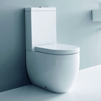 унитаз моноблок 47.5х36см, цвет: белый - Gidratop.ru изображение