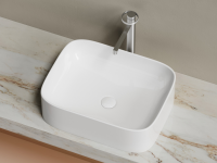 Умывальник чаша накладная прямоугольная Element 505x380x150мм - Gidratop.ru изображение