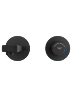 Смеситель для раковины встраиваемый WONZON & WOGHAND, Черный матовый (WW-105-MB) - Gidratop.ru изображение