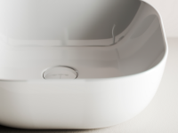 Умывальник чаша накладная квадратная Element 425x425x145мм - Gidratop.ru изображение