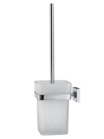 Туалетный ершик в комплекте WONZON & WOGHAND FLAT, Хром (WW-9729) - Gidratop.ru изображение