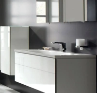 Шкаф Keuco Royal Reflex 34020 210001 подвесной 35 см, белый глянцевый, петли слева - Gidratop.ru изображение