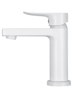 Смеситель для раковины WONZON & WOGHAND Blend, Белый матовый (WW-A40222-MW) - Gidratop.ru изображение