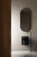 Раковина подвесная прозрачная ABBER Kristall AT2704Onyx черная - Gidratop.ru изображение