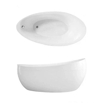 Квариловая ванна Villeroy&Boch Aveo 190 x 95 см UBQ194AVE7V-01 с ножками, без слива-перелива