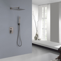 Душевая система ABBER Daheim AF8219NG скрытого монтажа без излива, никель - Gidratop.ru изображение