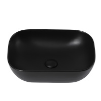 Раковина накладная ABBER Rechteck AC2200MB черная матовая - Gidratop.ru изображение