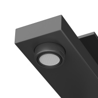 SLIDER-LS-NOP Смеситель для раковины однорычажный с донным клапаном, черный матовый - Gidratop.ru изображение