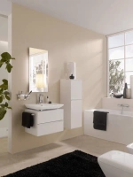 Тумба под раковину Laufen Palace New 4.0125.2.075.475.1, белый глянец, 2 выдвижных ящика - Gidratop.ru изображение