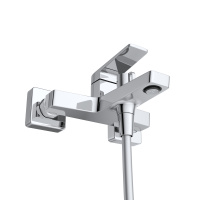 ARDENTE Смеситель для ванны и душа в комплекте с ручным душем, шлангом и держателем, хром ARDENTE-VASM-CRM - Gidratop.ru изображение