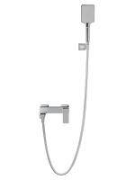 Смеситель для ванны с душем WONZON & WOGHAND CUBE, Хром (WW-88639016-CR) - Gidratop.ru изображение