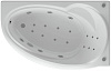Акриловая ванна Aquatek Бетта 170 BET170-0000009 с гидромассажем (пневмоуправление), с фронтальным экраном+спинной массаж 6 форс. - Gidratop.ru изображение