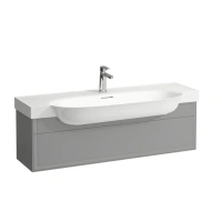Тумба под раковину Laufen New Classic 117.5 х 31.5 х 67.5 см, 4.0605.1.085.627.1, подвесная, серый - Gidratop.ru изображение