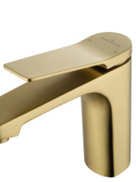 Смеситель для раковины WONZON & WOGHAND, Брашированное золото (WW-XH-013-BG) - Gidratop.ru изображение