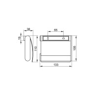 Держатель туалетной бумаги Keuco Plan 14960070000, цвет нержавеющая сталь - Gidratop.ru изображение