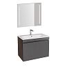 Комплект мебели для ванной Geberit Renova 529.916.JK.8 подвесной темно-серый 80 см - Gidratop.ru изображение