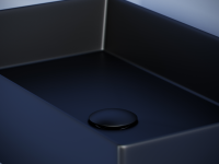 Раковина накладная прямоугольная 601x361x130, цвет черный матовый, арт. CN6070MB - Gidratop.ru изображение