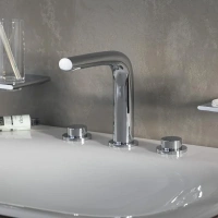 Смеситель Keuco Edition 400 51515010000 для раковины, с донным клапаном, цвет хром - Gidratop.ru изображение