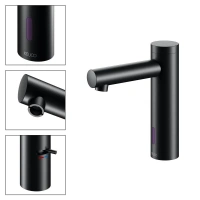 Смеситель Keuco Ixmo 59512371100 для раковины, сенсорный, цвет черный матовый - Gidratop.ru изображение