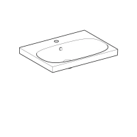 Раковина Geberit Acanto 500.621.01.2, 65 х 48,2 см, белая - Gidratop.ru изображение