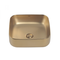 Раковина накладная ABBER Rechteck AC2211MMG золото матовое - Gidratop.ru изображение