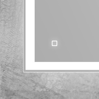 Зеркало с встроенным светильником и сенсорным выключателем SPC-GRT-1000-600-LED-TCH, 12W, 220-240V, 1000x30x600 - Gidratop.ru изображение
