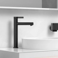 Смеситель Keuco Ixmo Pure 59510371100 для раковины, цвет черный матовый - Gidratop.ru изображение