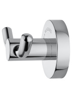 Двойной крючок для ванной WONZON & WOGHAND EASY, Хром (WW-8125) - Gidratop.ru изображение