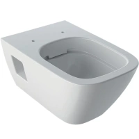 Подвесной унитаз Geberit Renova Plan 500.378.01.1 безободковый - Gidratop.ru изображение