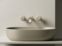 Умывальник чаша накладная овальная (цвет Капучино Матовый) Element 600x415x135мм - Gidratop.ru изображение