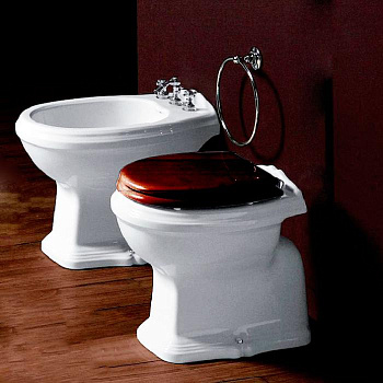 Arcade Унитаз напольный, слив в пол, 36,5х55см, цвет белый