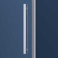 Душевая дверь Soft VDS-3SO140CLB, 1400, черный, стекло прозрачное - Gidratop.ru изображение