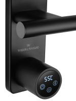 Полотенцесушитель электрический WONZON & WOGHAND NÜRNBERG, Черный матовый (WW-AL345-MB) - Gidratop.ru изображение