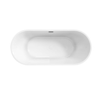 Акриловая ванна BELBAGNO UNO BB701-1700-750-K - Gidratop.ru изображение