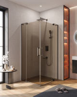 Душевой уголок CEZARES SLIDER-AH-2-80/90-100/110-BR-GM - Gidratop.ru изображение