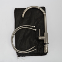 Смеситель для кухни, нержавеющая сталь, исполнение сатин BB-LAM03-IN - Gidratop.ru изображение