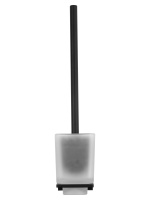 Туалетный ершик в комплекте WONZON & WOGHAND ECLIPSE, Черный (WW-9129-BL) - Gidratop.ru изображение