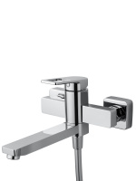 Смеситель для ванны с душем WONZON & WOGHAND FRAME, Хром (WW-88639010-CR) - Gidratop.ru изображение