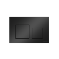 Система инсталляции для унитазов CERAMICANOVA Balance с кнопкой смыва Square, цвет черный матовый, с креплениями, арт. CN121002MB - Gidratop.ru изображение