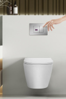 Кнопка смыва сенсорная ABBER AC0122S хром - Gidratop.ru изображение