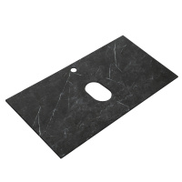 Cтолешница из керамогранита 816x490 SLD-80/48-MNO, Marmo Nero Opaco - Gidratop.ru изображение