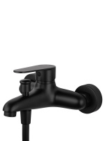 Смеситель для ванны с душем WONZON & WOGHAND ALFA, Черный матовый (WW-AE3204-MB) - Gidratop.ru изображение