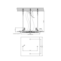 Gessi Minimali встраиваемый в потолок душевая система 500x500 с функцией ТРОПИЧ ЛИВЕНЬ/ВОДОПАД/РАСПЫЛЕНИЕ, цвет Mirror Steel (без накладной панели 57016) - Gidratop.ru изображение