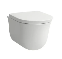 Унитаз Laufen New Classic 8.2085.1.757.000.1 37 x 53 x 35 см подвесной, безободковый, цвет белый матовый - Gidratop.ru изображение