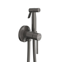 RELAX-DIF-GM Гигиенический душ со смесителем, оружейная сталь - Gidratop.ru изображение