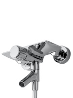 Смеситель для ванны с душем WONZON & WOGHAND CLICK, Хром (WW-FE05L221-CR) - Gidratop.ru изображение